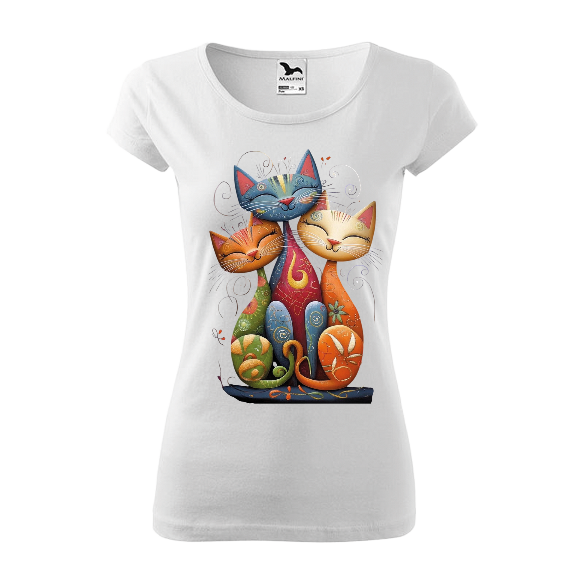 Tee-shirt femme Collection "Les 3 chats"