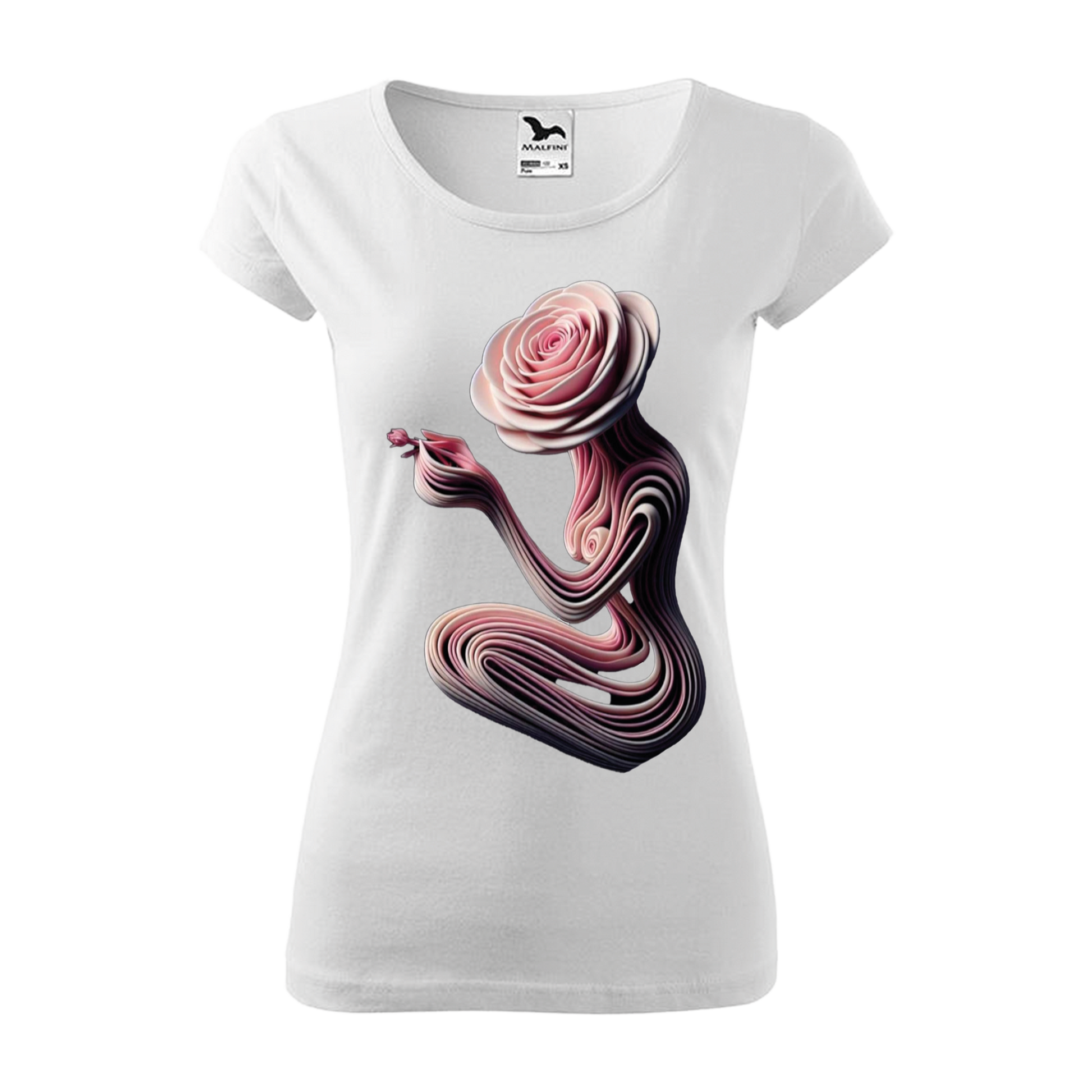 Tee-shirt femme Collection "Rose' Art"