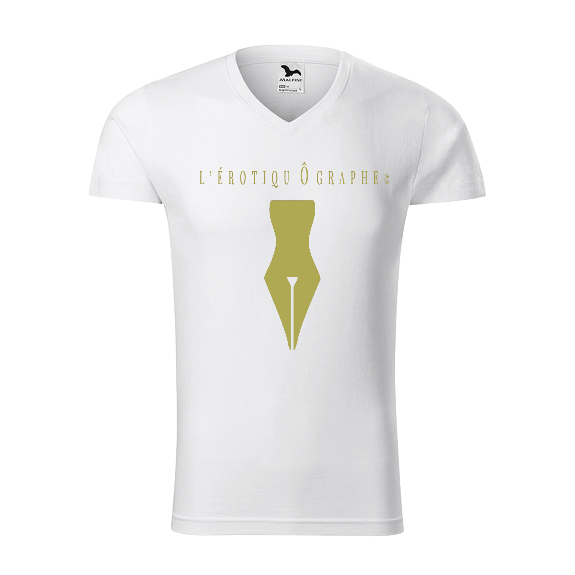 Tee-shirt homme L'ÉrotiquÔgraphe© Collection "La Plume"