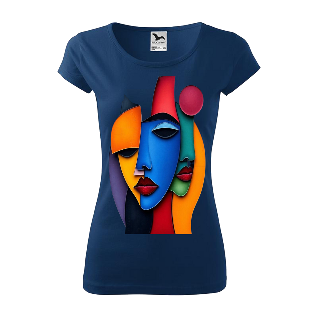 Tee-shirt femme Collection "Les 3 têtes"