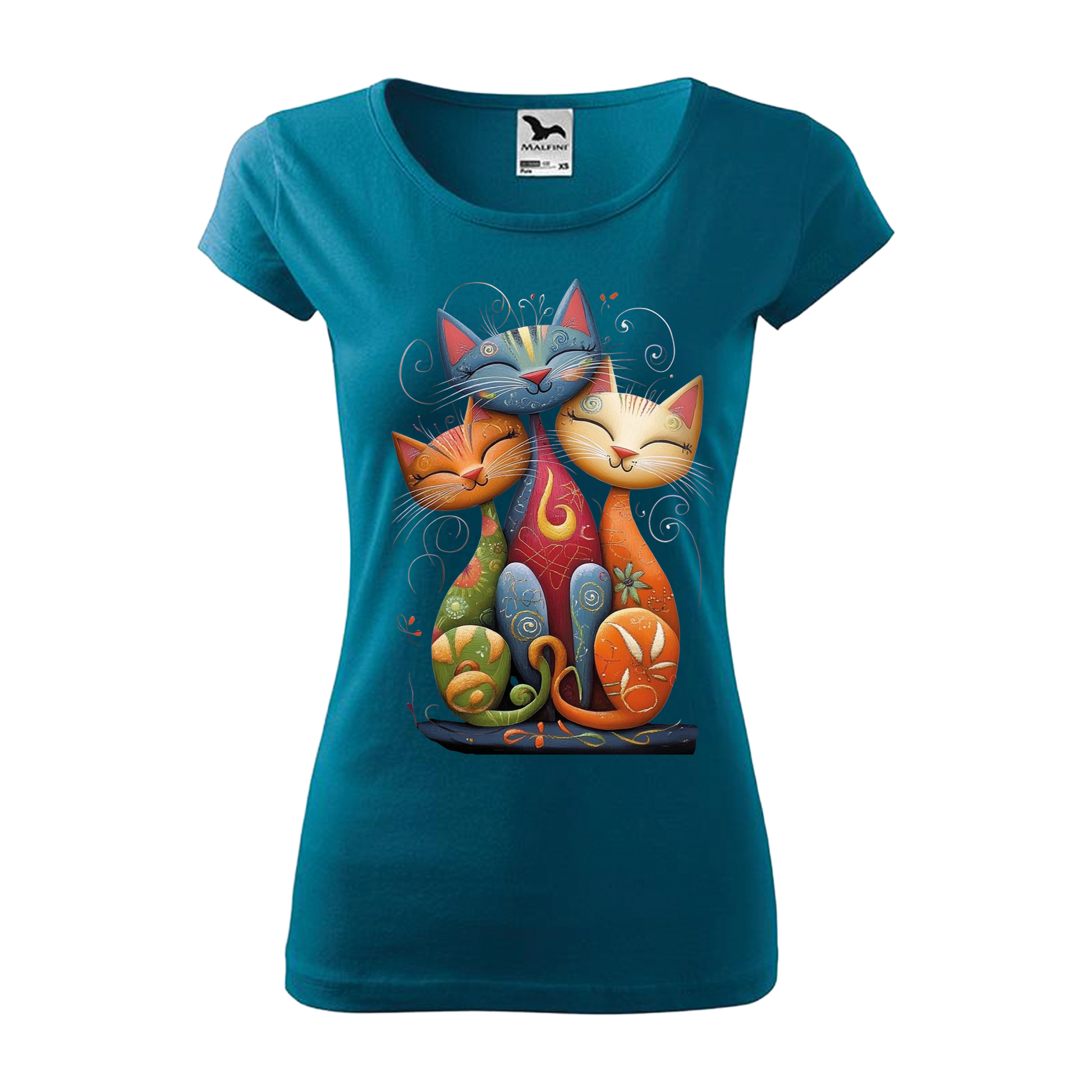 Tee-shirt femme Collection "Les 3 chats"
