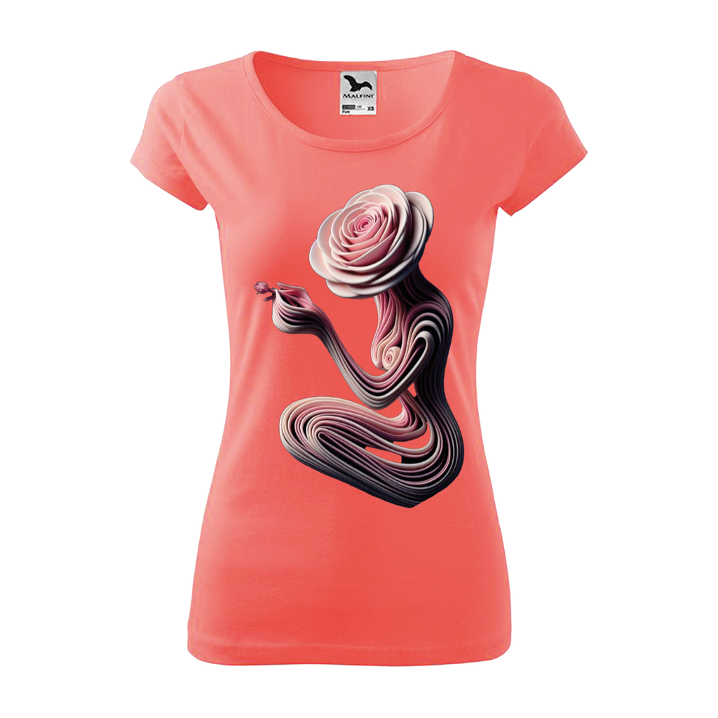 Tee-shirt femme Collection "Rose' Art"