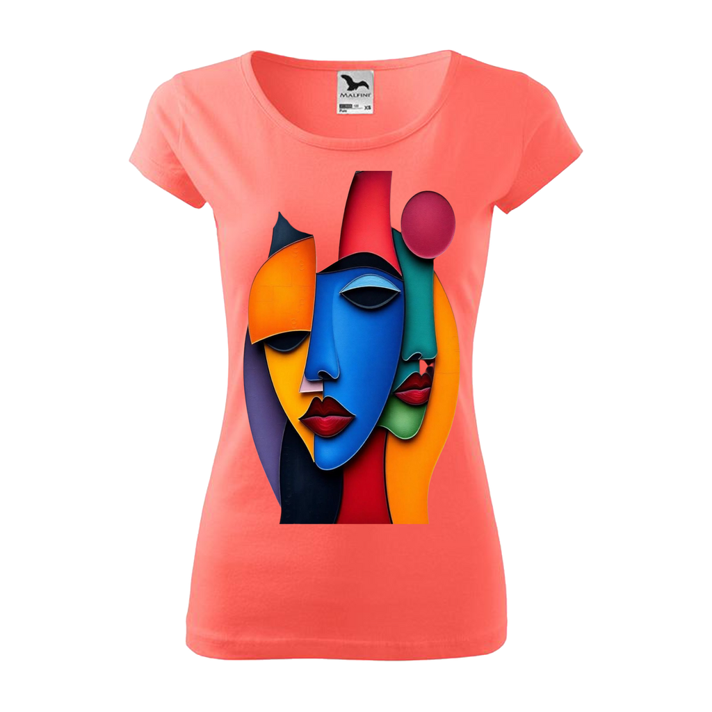Tee-shirt femme Collection "Les 3 têtes"