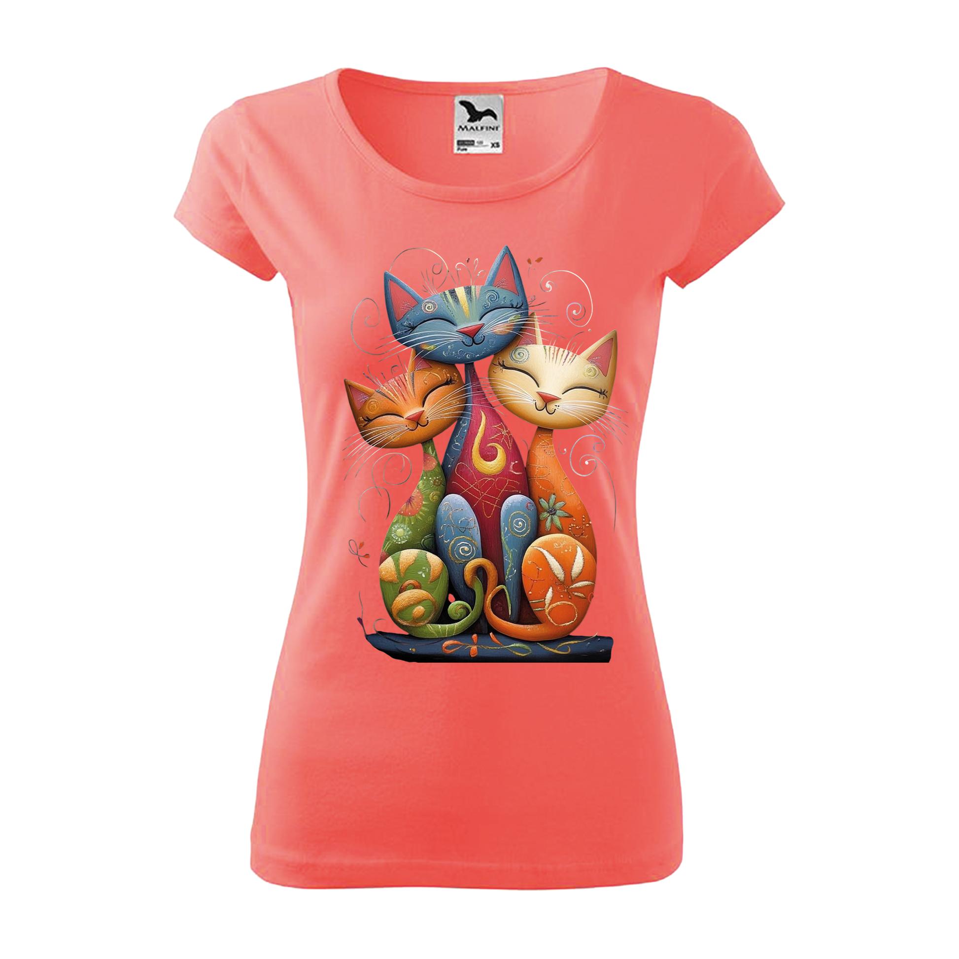 Tee-shirt femme Collection "Les 3 chats"