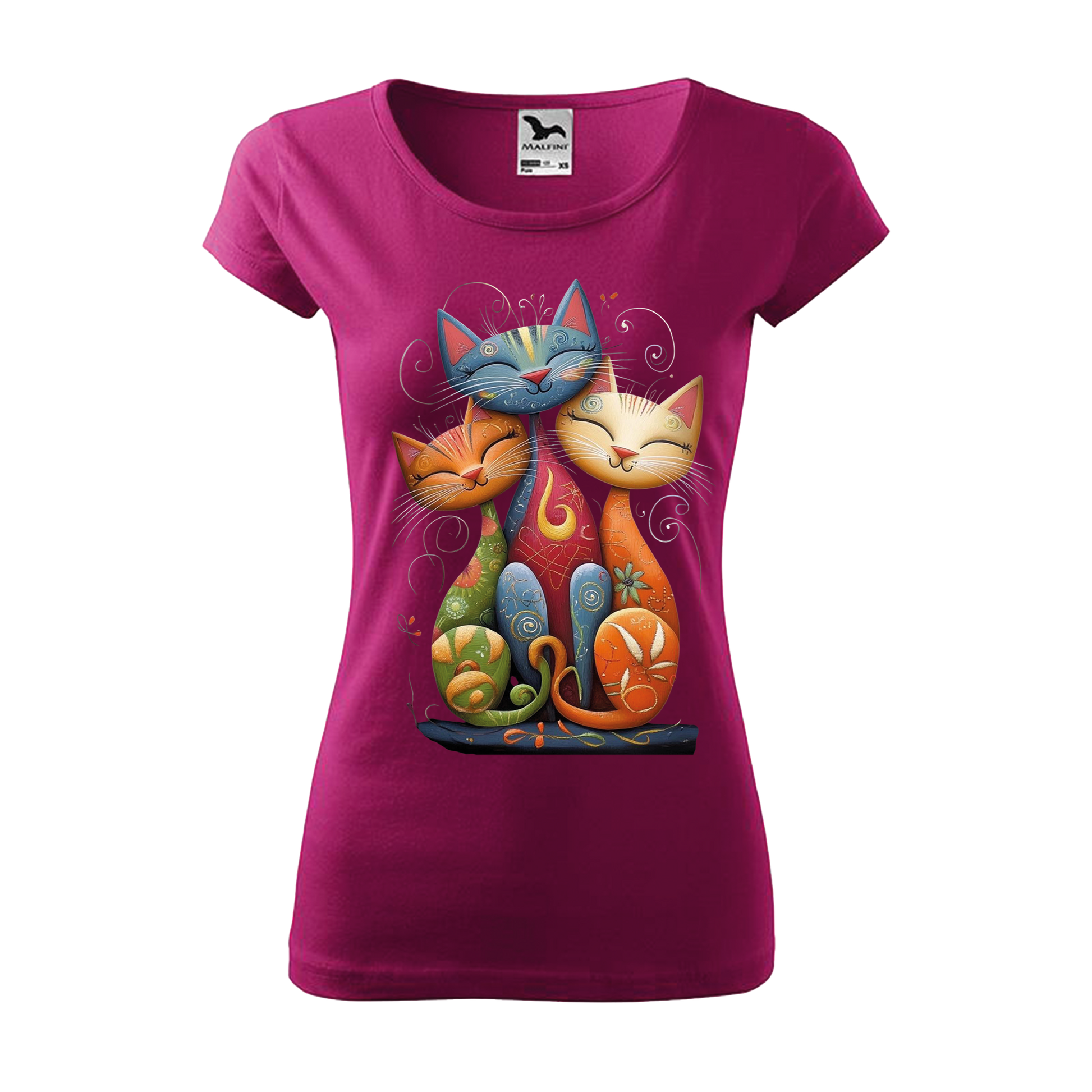 Tee-shirt femme Collection "Les 3 chats"