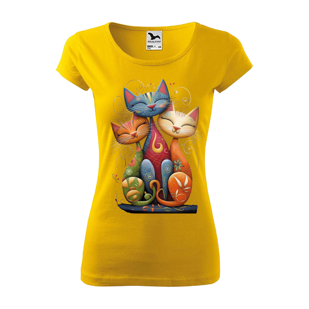 Tee-shirt femme Collection "Les 3 chats"