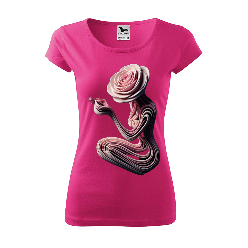 Tee-shirt femme Collection "Rose' Art"