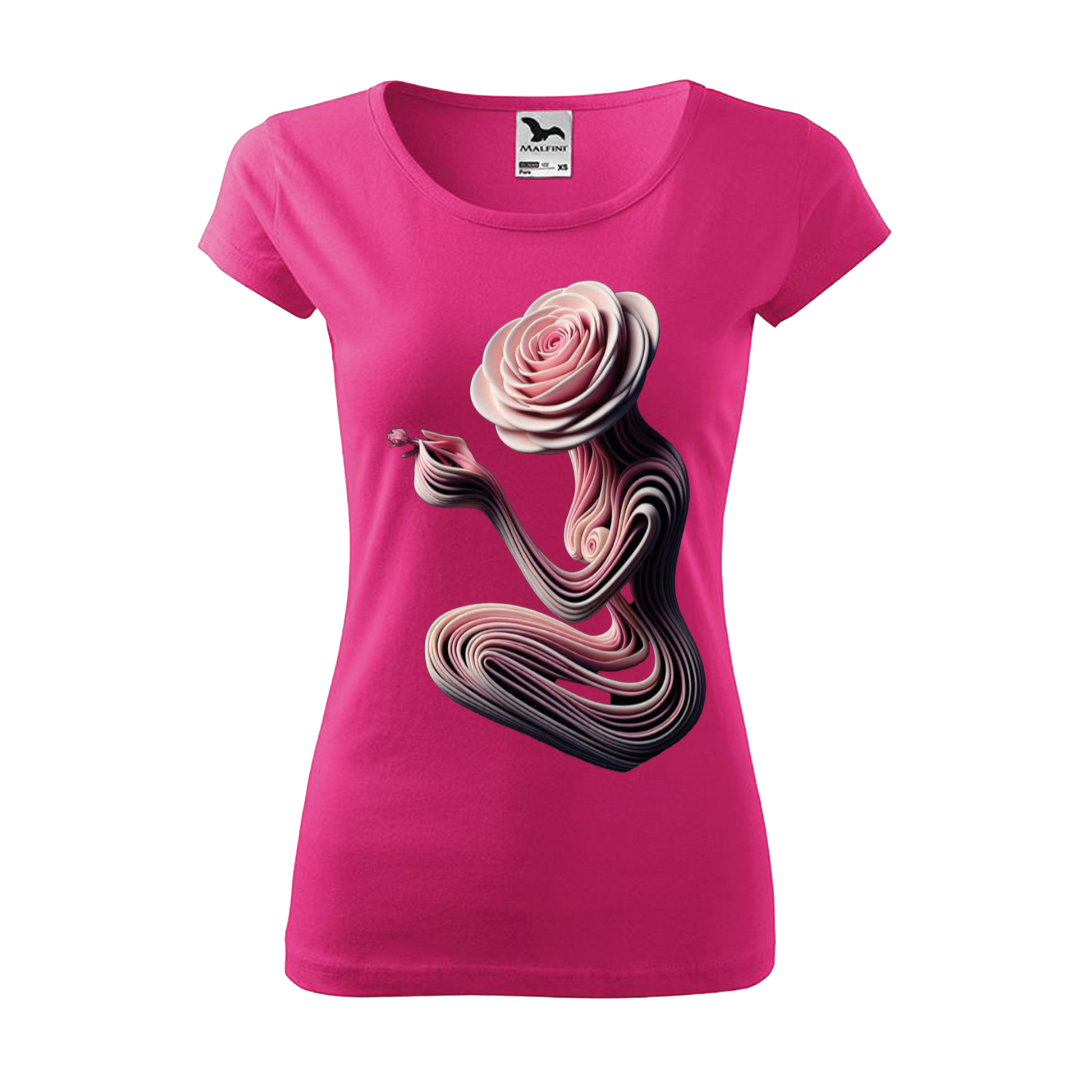 Tee-shirt femme Collection "Rose' Art"