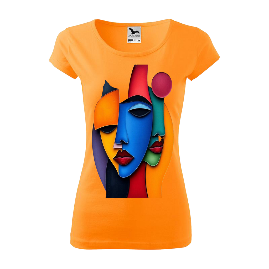 Tee-shirt femme Collection "Les 3 têtes"