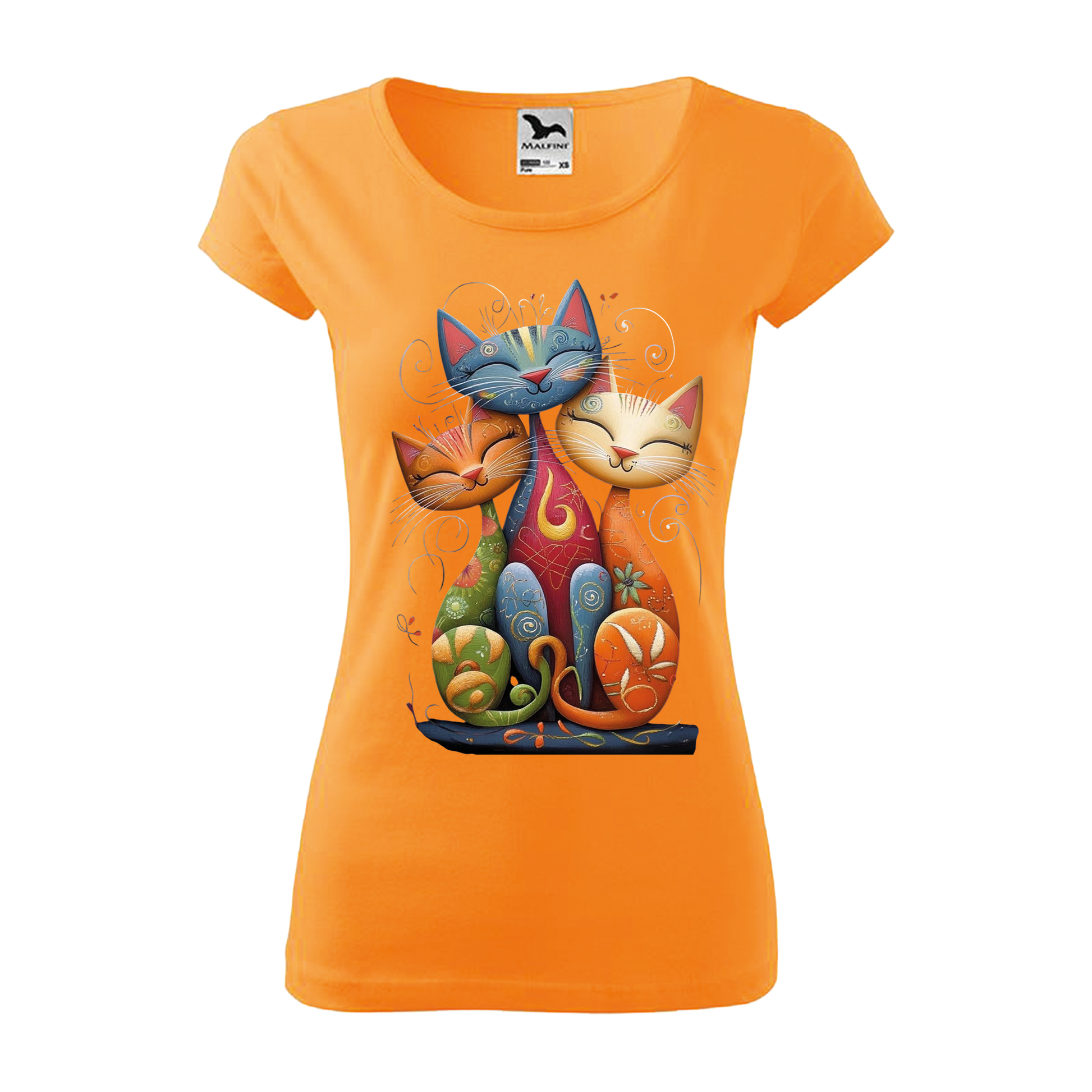 Tee-shirt femme Collection "Les 3 chats"