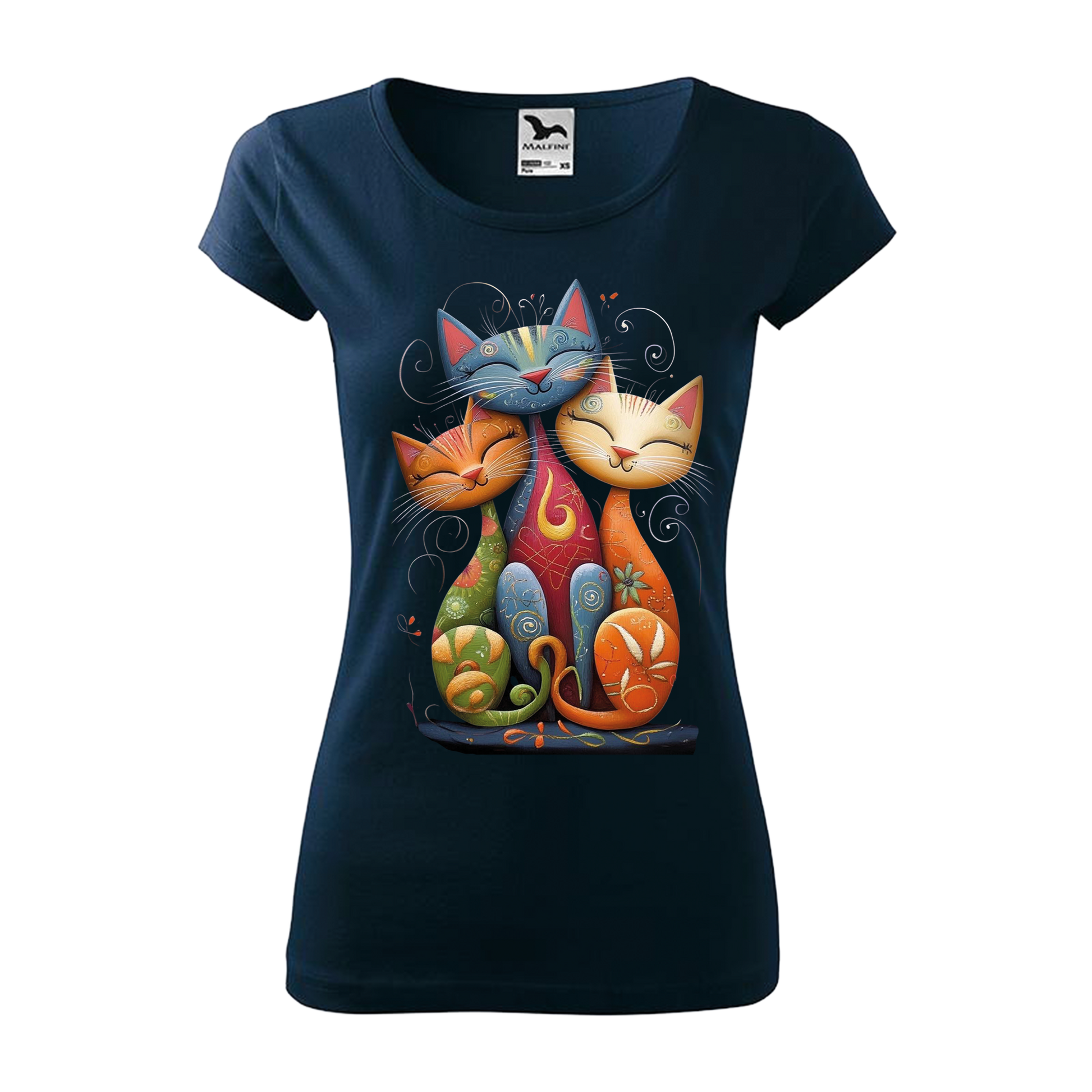 Tee-shirt femme Collection "Les 3 chats"