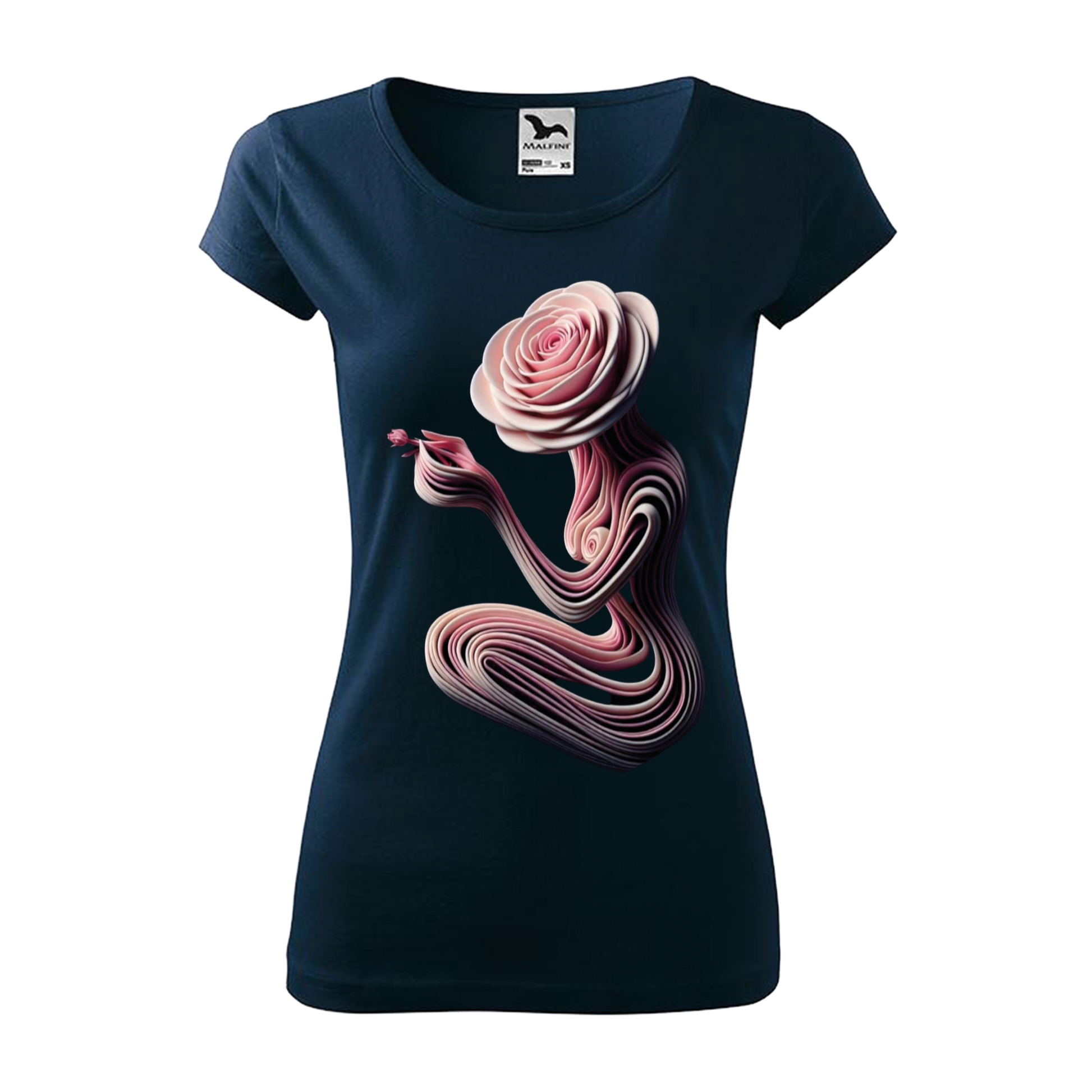 Tee-shirt femme Collection "Rose' Art"