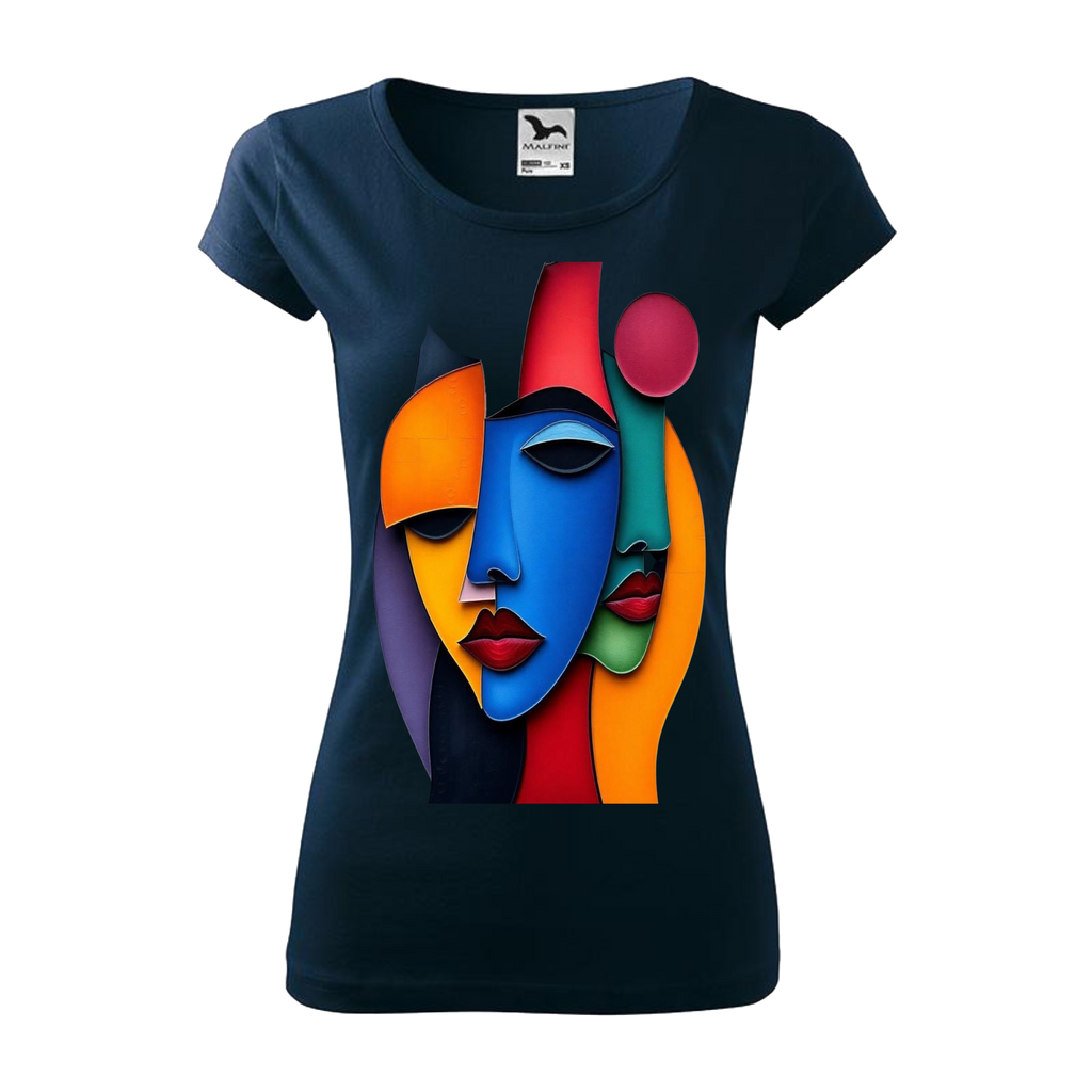 Tee-shirt femme Collection "Les 3 têtes"