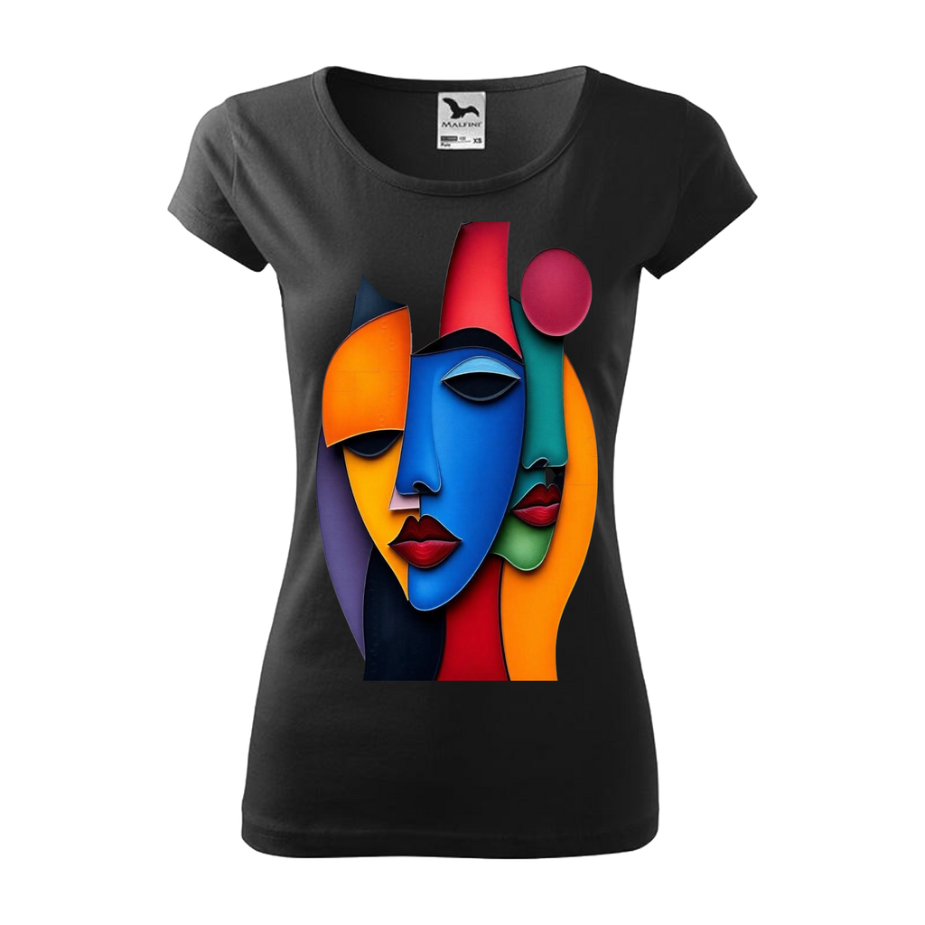 Tee-shirt femme Collection "Les 3 têtes"