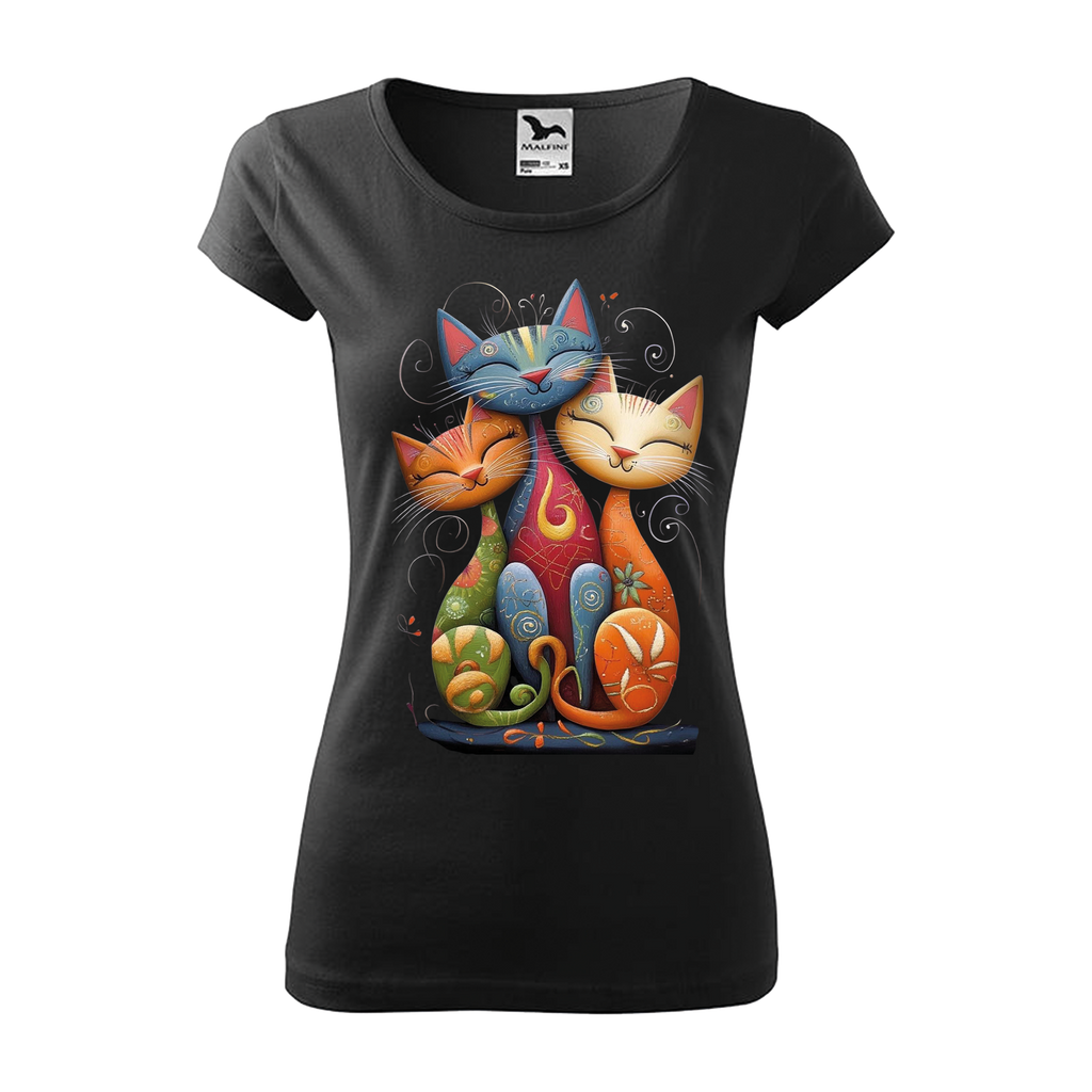 Tee-shirt femme Collection "Les 3 chats"
