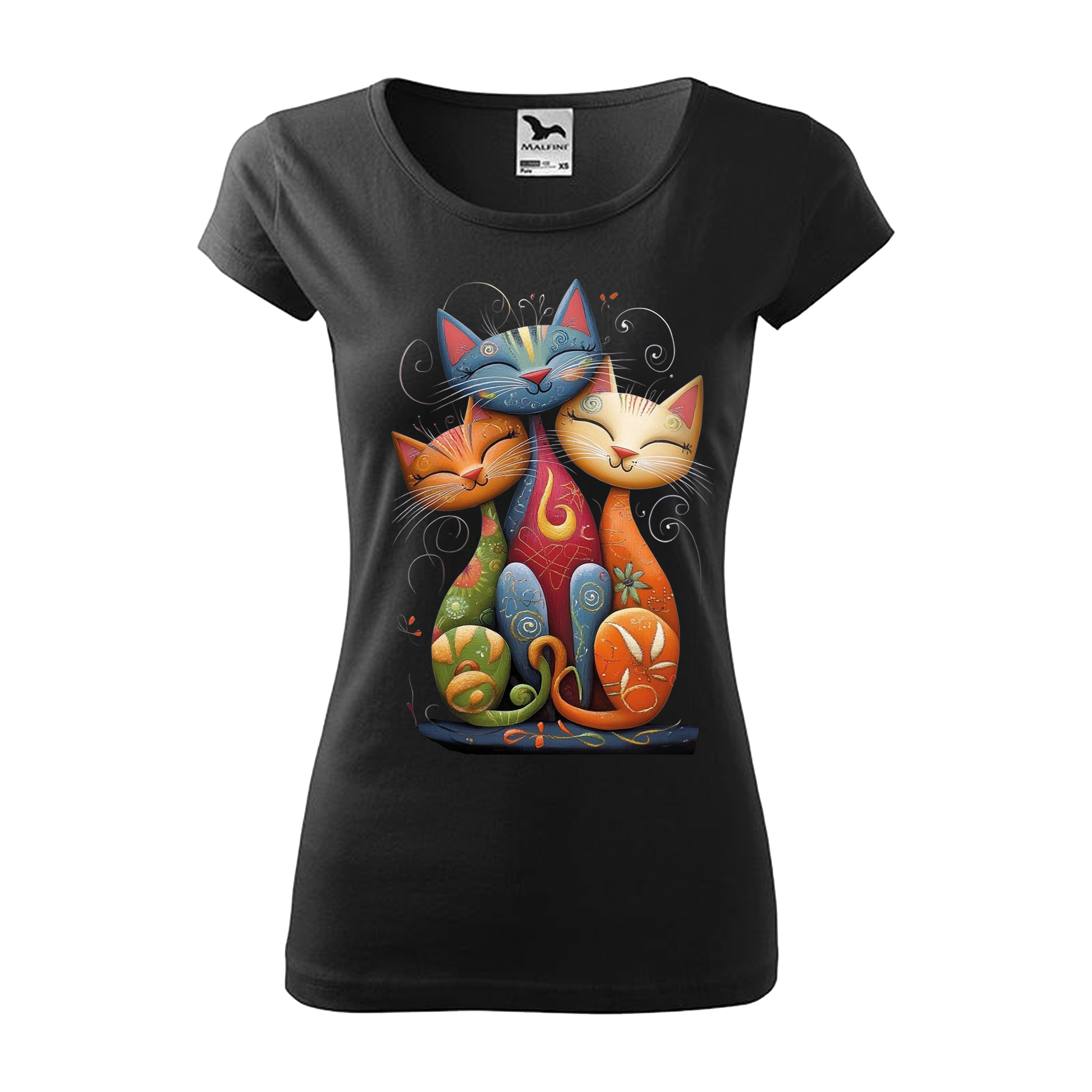 Tee-shirt femme Collection "Les 3 chats"