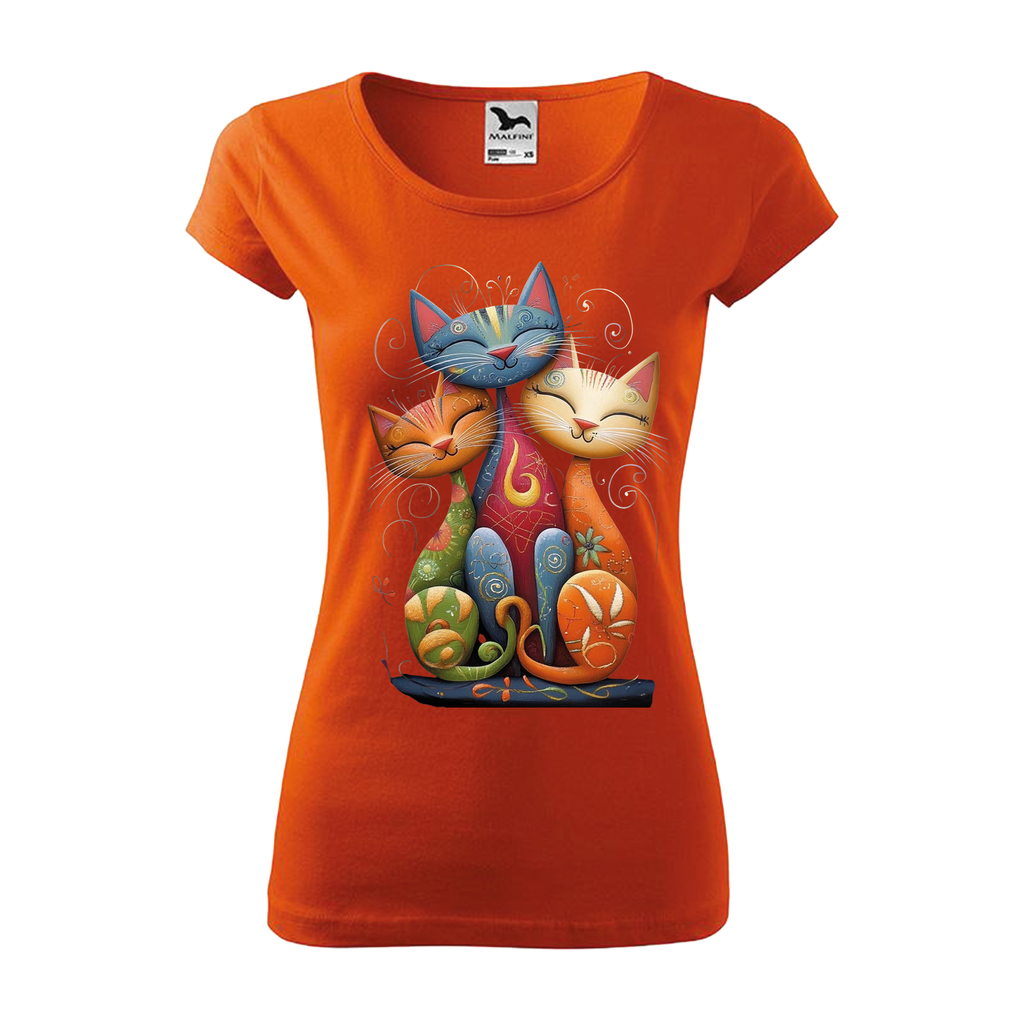 Tee-shirt femme Collection "Les 3 chats"