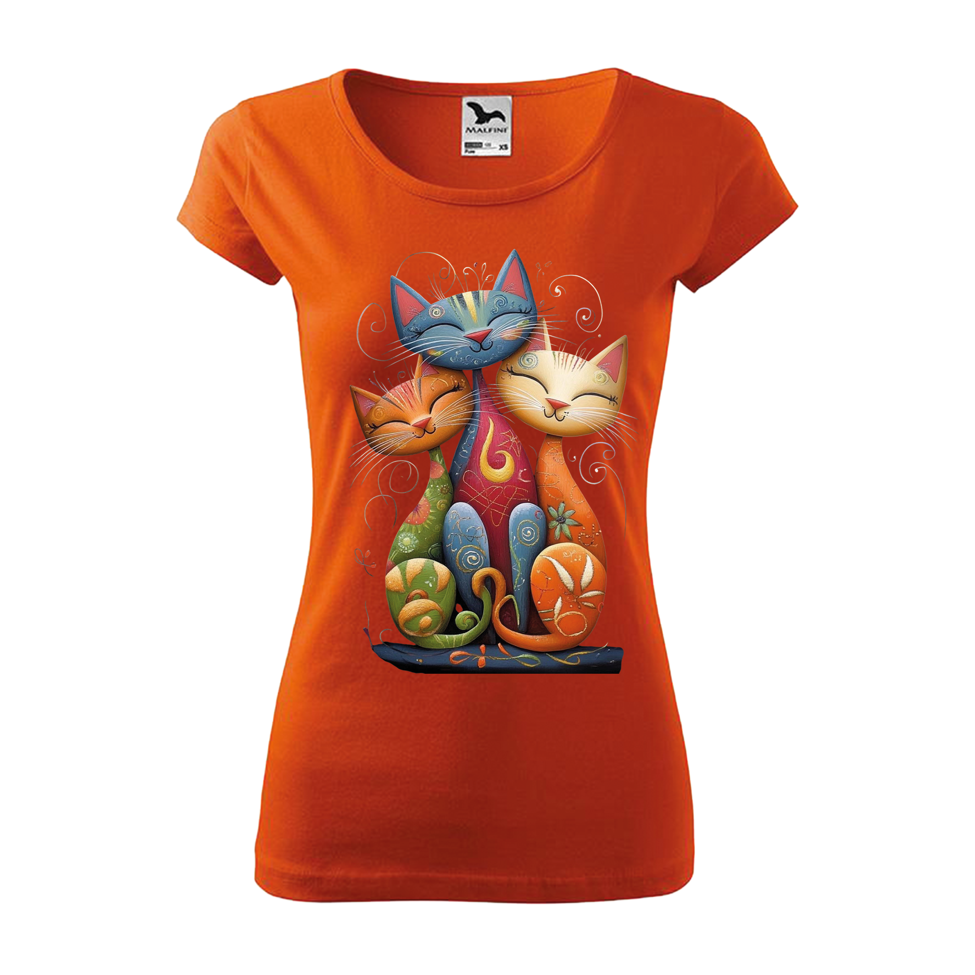 Tee-shirt femme Collection "Les 3 chats"