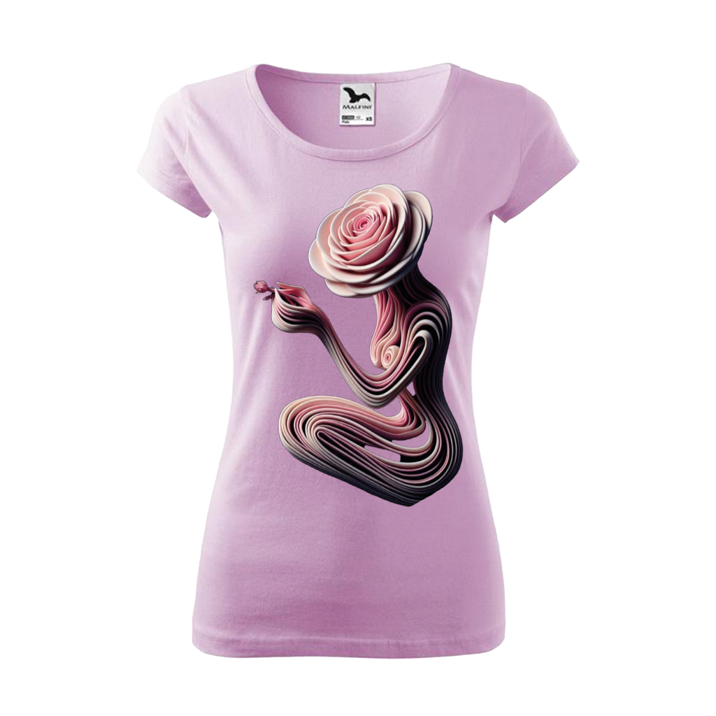 Tee-shirt femme Collection "Rose' Art"