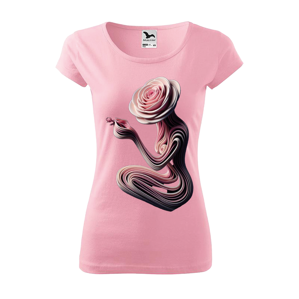 Tee-shirt femme Collection "Rose' Art"