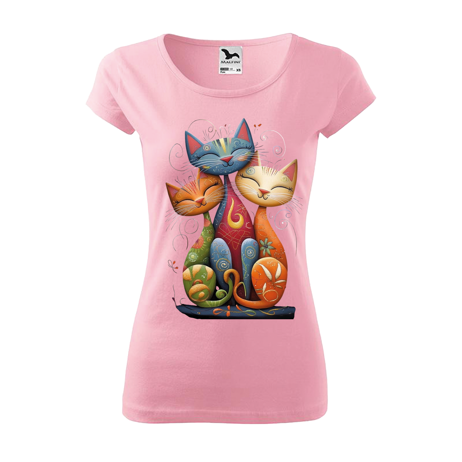 Tee-shirt femme Collection "Les 3 chats"