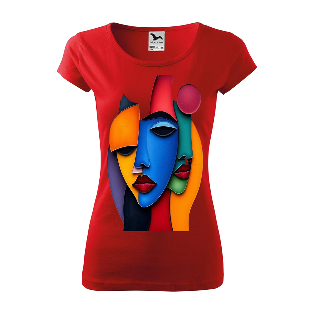 Tee-shirt femme Collection "Les 3 têtes"