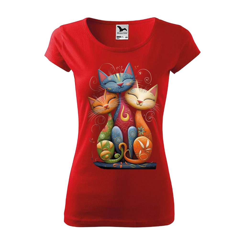 Tee-shirt femme Collection "Les 3 chats"
