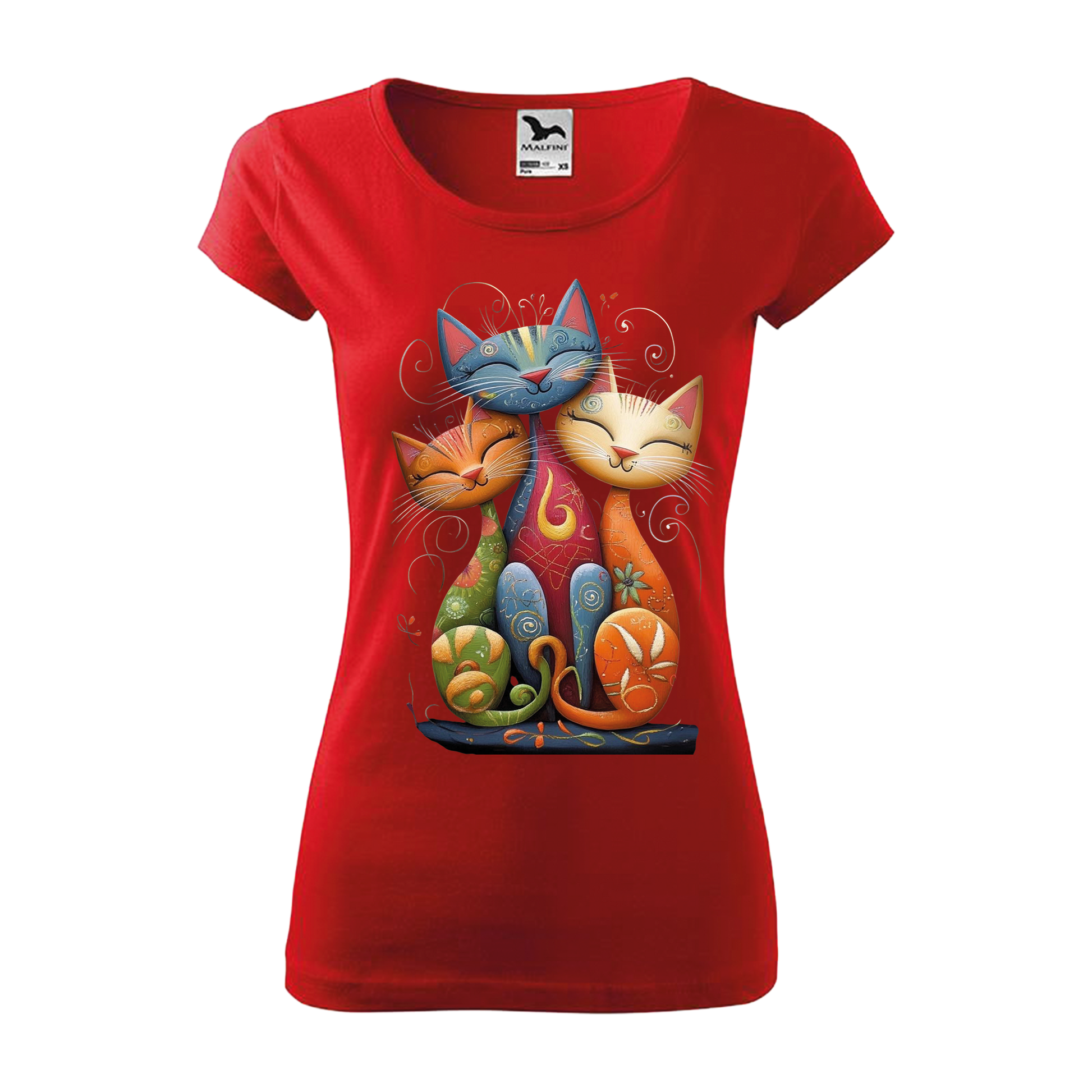 Tee-shirt femme Collection "Les 3 chats"