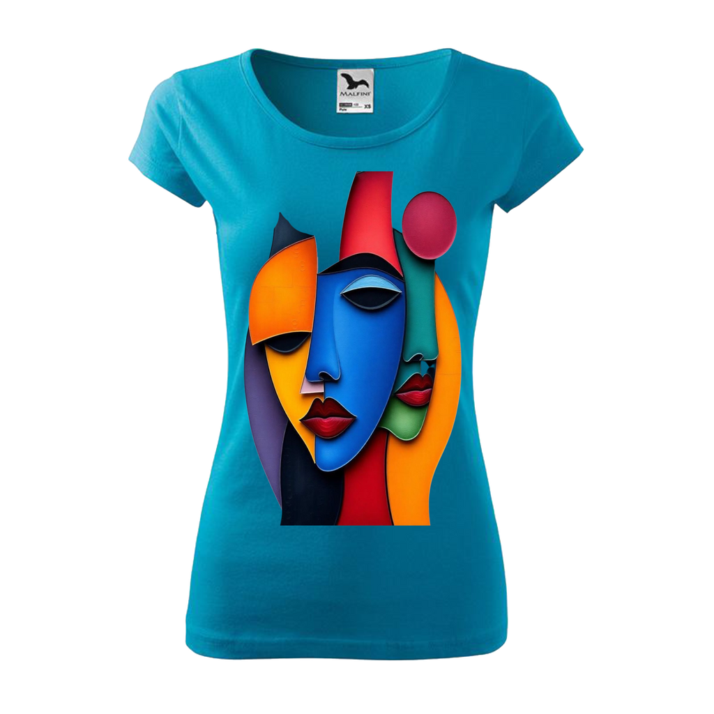 Tee-shirt femme Collection "Les 3 têtes"