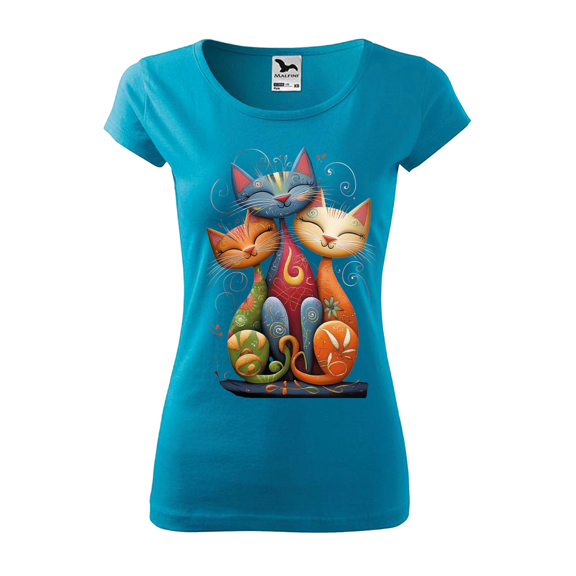 Tee-shirt femme Collection "Les 3 chats"