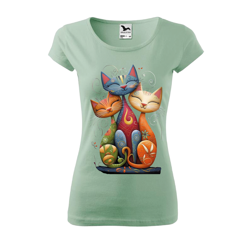 Tee-shirt femme Collection "Les 3 chats"